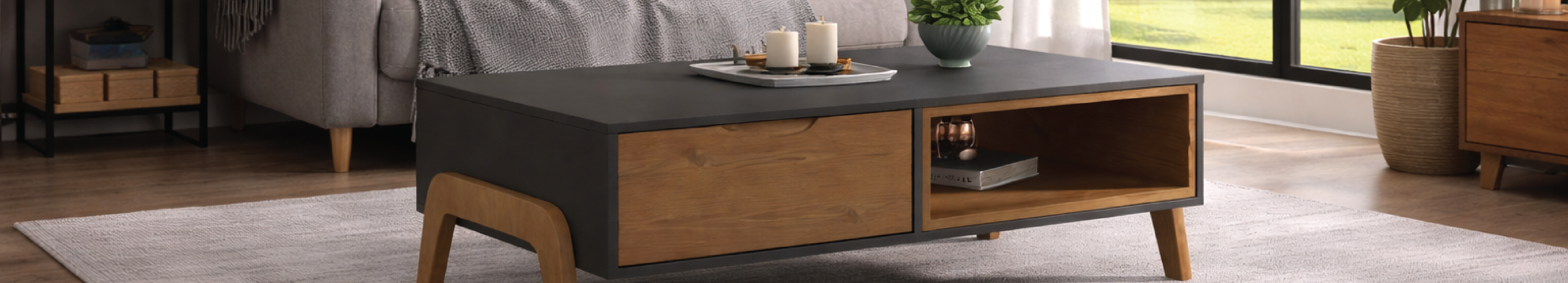 RACK VENEZA GRAFITE/PINUS CERA