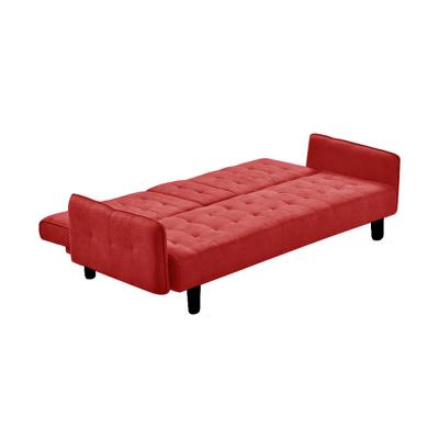 SOFA CAMA  BIANCA C/CONSOLA ROJO
