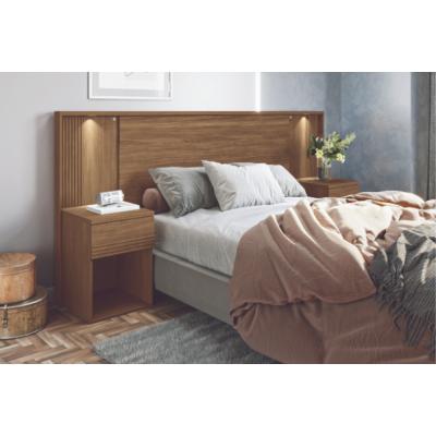 CABECERA BOURBON  C/CAJONES 2PL.JATOBA/JATOBA