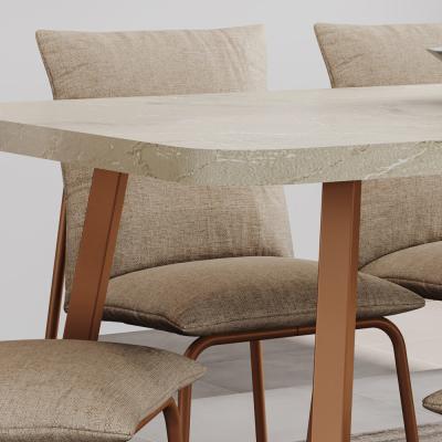 COMEDOR 6 SILLAS SOFT(MESA1597 PETRA-SILLA 1750