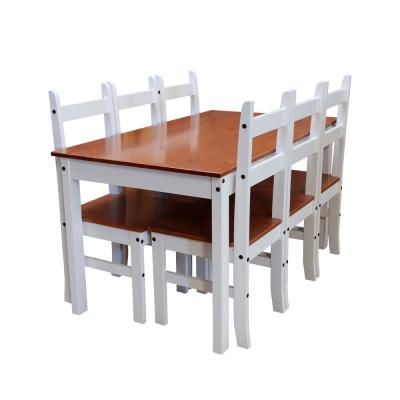 (E1648)COMEDOR LUCIA BL - 6 SILLAS