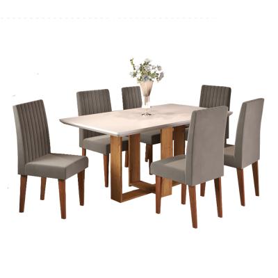 COMEDOR PALADIUM MIEL 6 SILLAS DIOR (GRAF. OFF