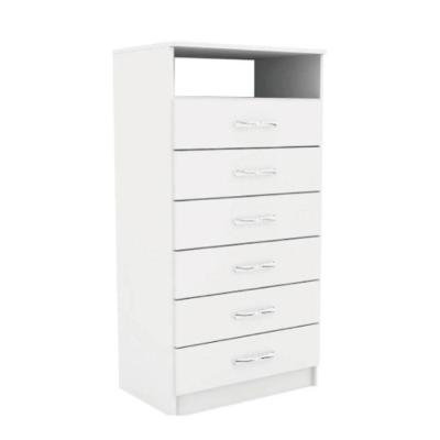 COMODA 6 CAJ/VIDEO  BLANCA
