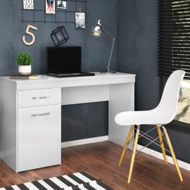 ESCRITORIO VICTORIA 1 CAJON 1 PUERTA BLANCO