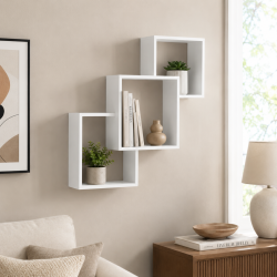 ESTANTERIA DE PARED BLANCO