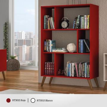 ESTANTERIA RETRO ROJA