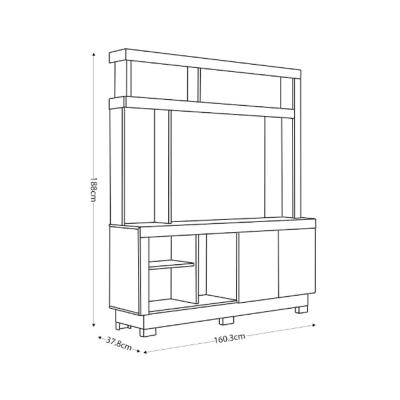 MODULAR VALENCIA  FREIJO/OF WHITE (2B)