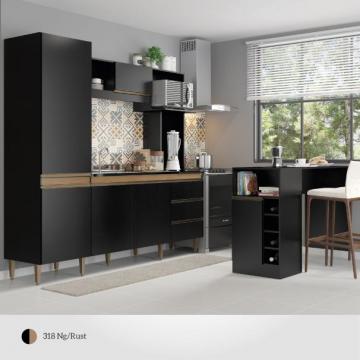 KIT DE COCINA VICTORIA , COLOR NEGRO (3)