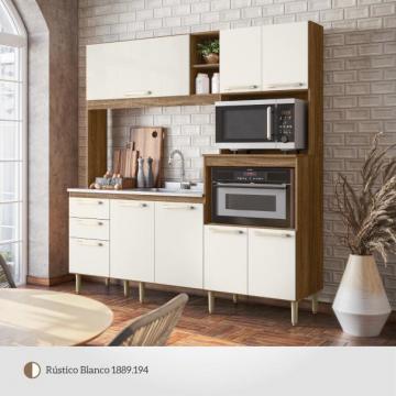 KIT COCINA PIATA CARV.RUST./ WHITE (3 BULT.)