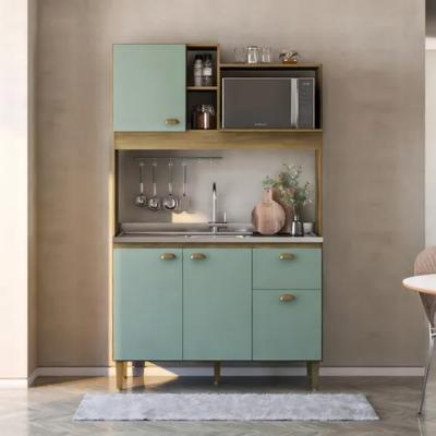 KIT DE COCINA AZALEIA MIEL/VERDE