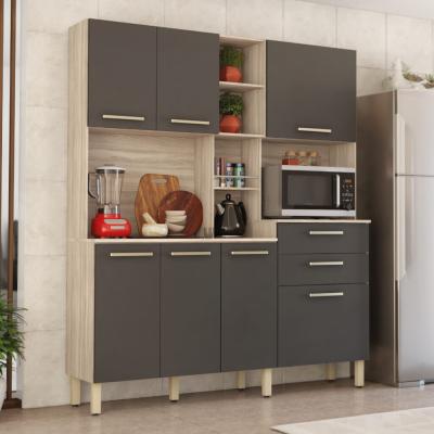 KIT DE COCINA ENCANTO 7P 2 C.- AVENA/GRIS(2b)