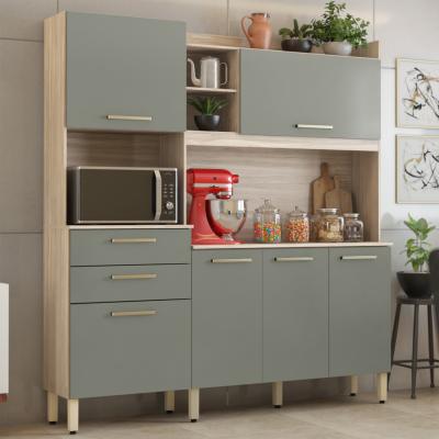 KIT DE COCINA SELECT 6P 2C.-AVENA/GRAFITO(2B)