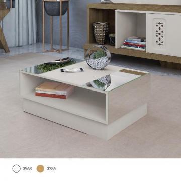 MESA DE LIVING  DETROIT C/ESPEJOS BL