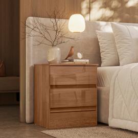MESA DE LUZ FIT 2 CAJONES COLOR JEQUITIBA