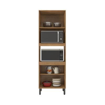 PANELERO FIRENZE DOBLE HORNO 4 PTAS. ALMENDRA/BL