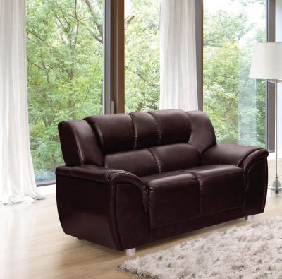 PU SOFA CORDOBA 2 CUERPOS MARRON PU