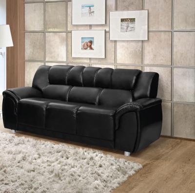 PU SOFA CORDOBA 3 CUERPOS NEGRO PU