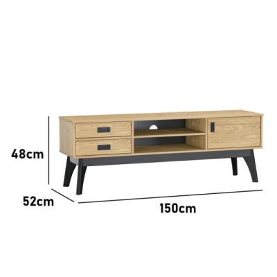 RACK 1 PUERTA - 2 ESTANTES (LINEA MODERNA)