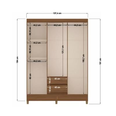 ROPERO FIT 6.2 JEQUITIBA/JEQUITIBA