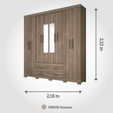 ROPERO NAPOLES 8.4 C/ESP. ATACAMA/JATOBA