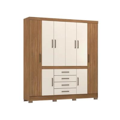 ROPERO NEW REALCE 8P.- ALMENDRA/OF WHITE