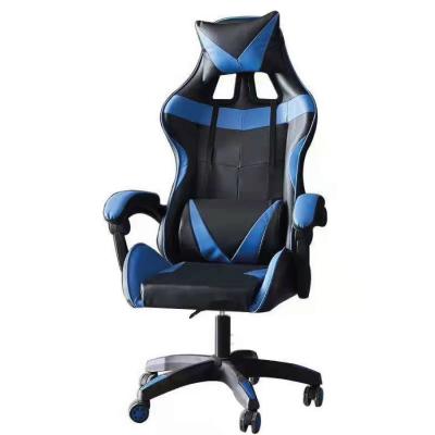 SILLA GAME  AZUL/NEGRA PU