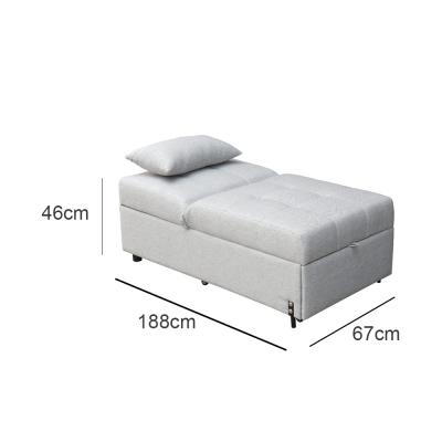 SL1036 SOFA CAMA CALA  1 PL. GRIS