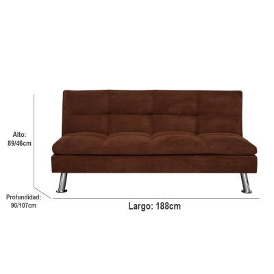 1133-CATHERINE SOFA CAMA JOY CHOCOLATE
