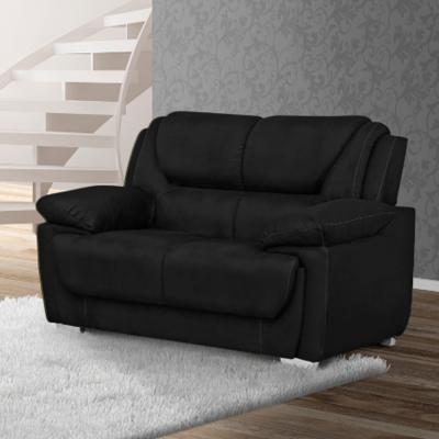 SOFA CELTA 2 CUERPOS NEGRO-TELA