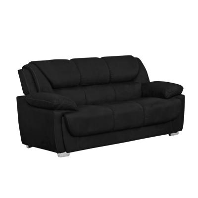 SOFA CELTA 3 CUERPOS NEGRO-TELA