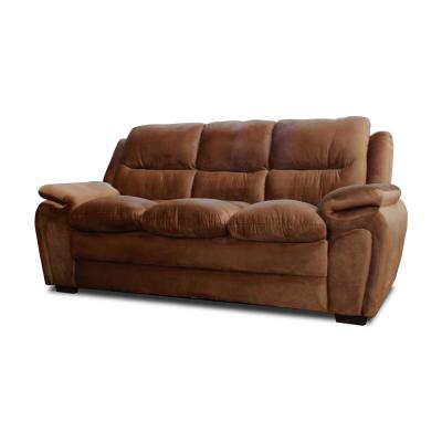 SOFA GEORGIA 3 CUERPOS CHOCOLATE  TELA