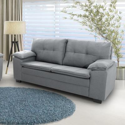 SOFA NEW FLORIDA 3C. RUSTICO GRAFITE LISO