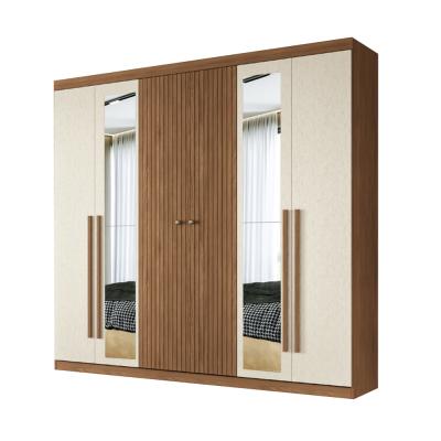 (162343E)ROPERO BURITI 6 PTAS.  JATOBA/ARENA (3-B)