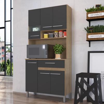 (609.01) KIT DE COCINA 6 PTAS. 1 CAJ. GRAFITO