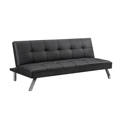 (L1757)SOFA CAMA NEGRO PU